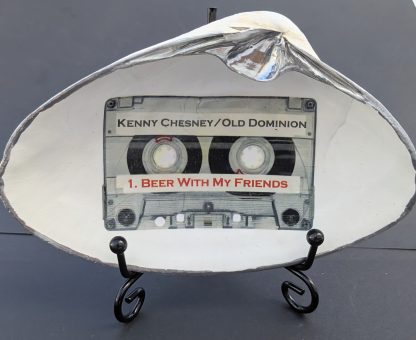 Kenny Chesney Beer With My Friends Cassette On A Clam Shell