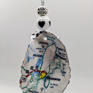 Gloucester/Rockport Map On A Oyster Shell