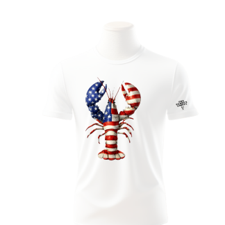 Official Patriotic Glosta Lobsta on a T Shirt