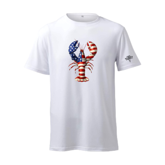 Official Patriotic Glosta Lobsta on a T Shirt